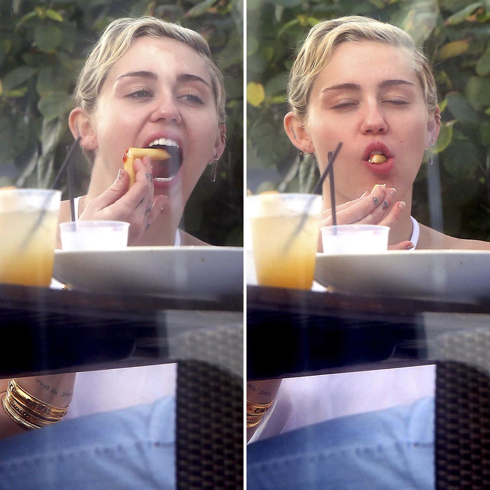 Miley cyrus french fries