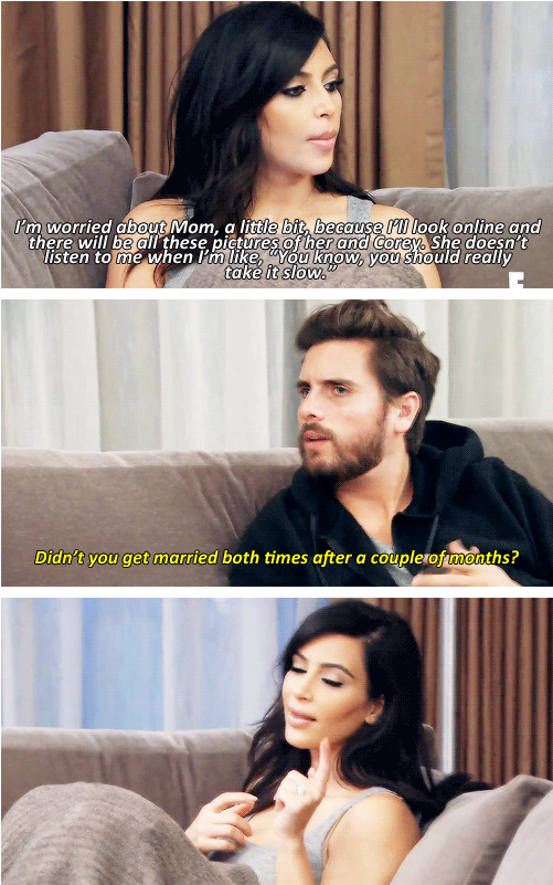 Kim Is ''Offended'' Scott Thinks All Kardashian Exes Are ''Cursed