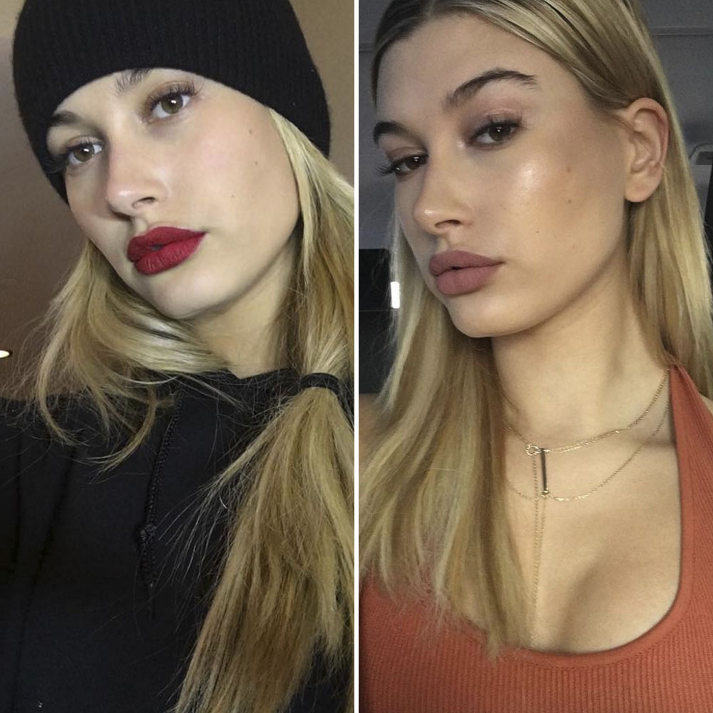 Hailey baldwin lip kit