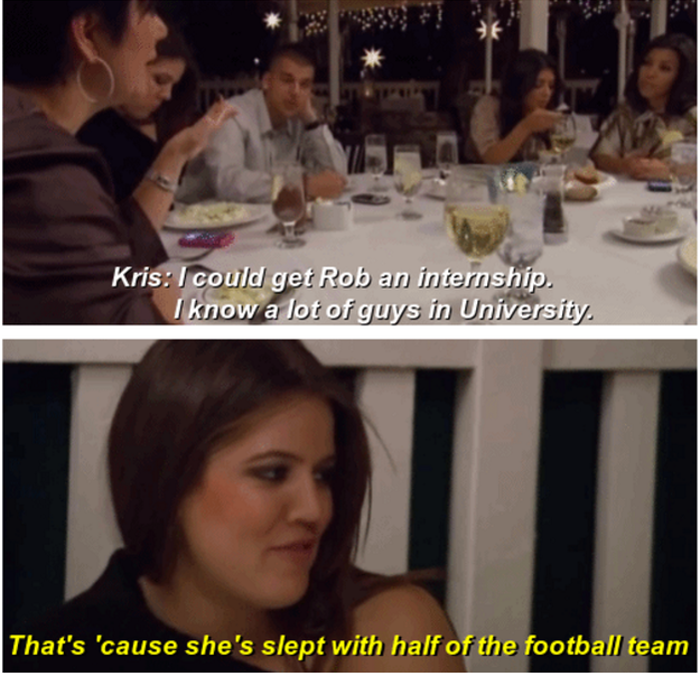 Khloe kardashian insult 2