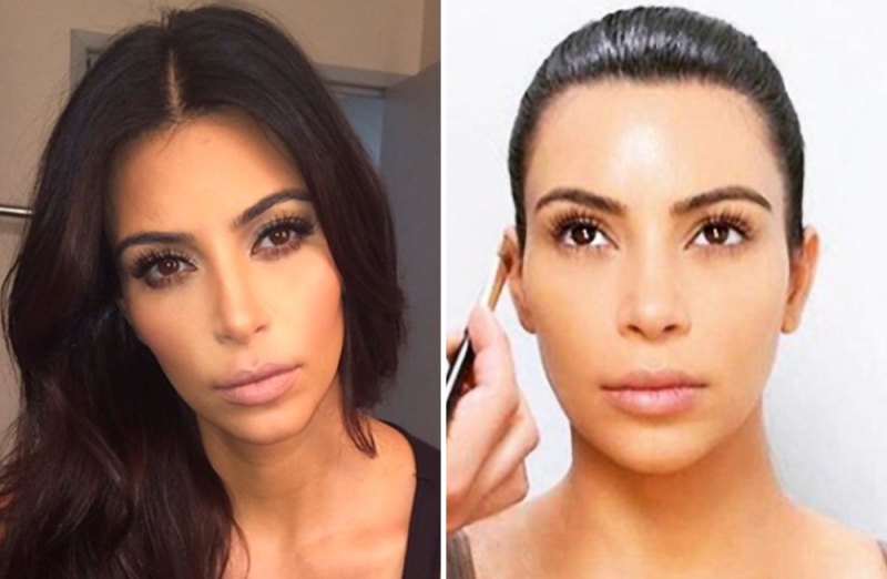 Kim kardashian contour