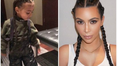 Kim kardashian north west matching