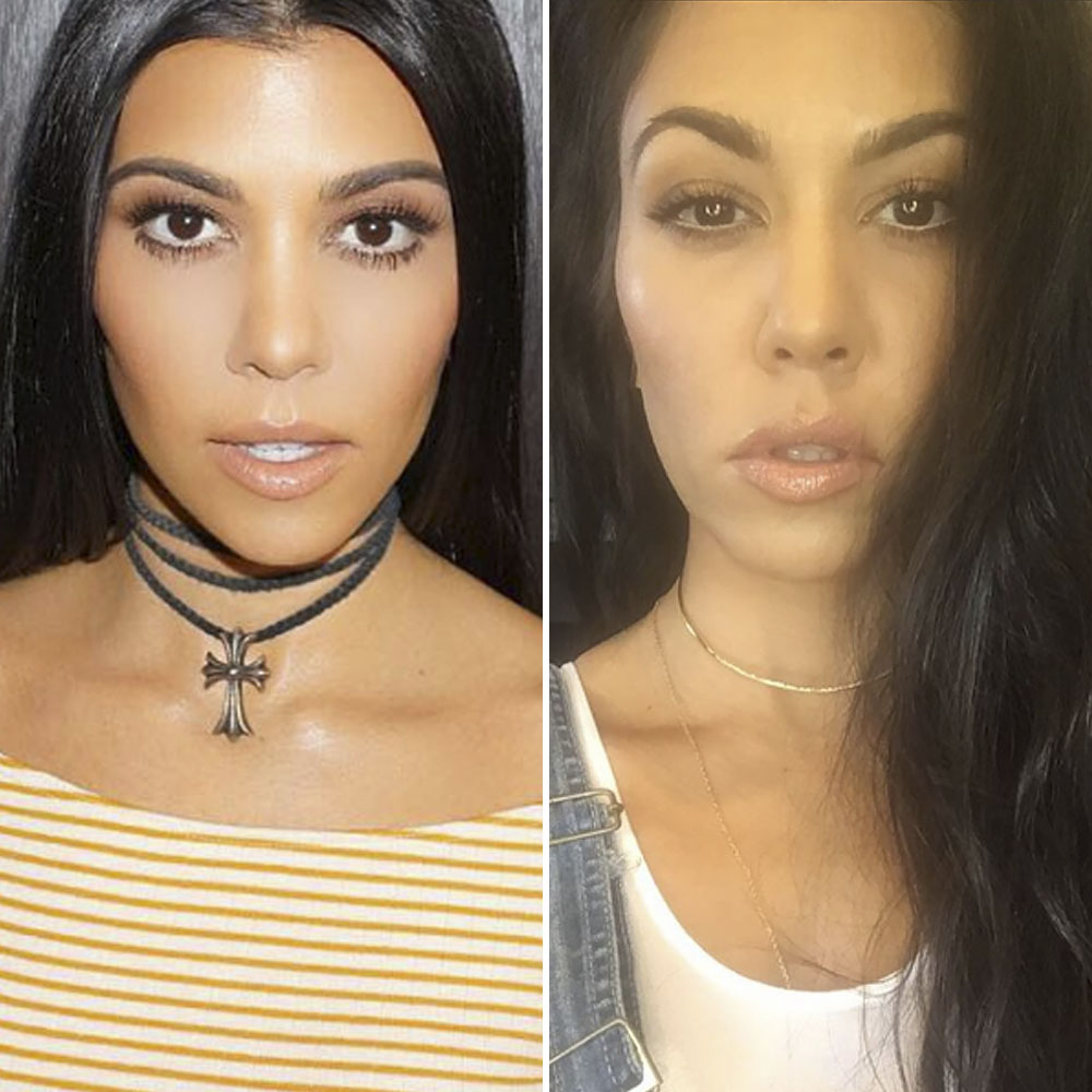 Kourtney kardashian contour