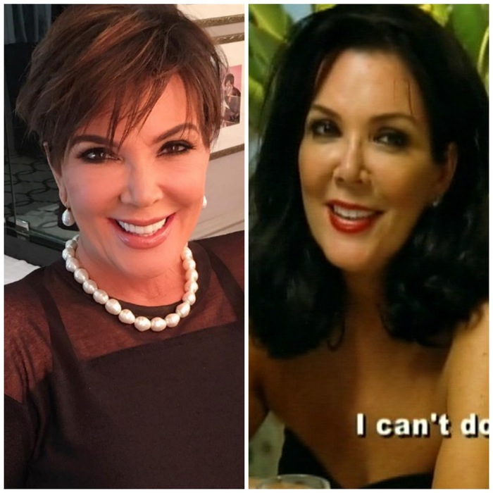 Kris jenner hair long vs short