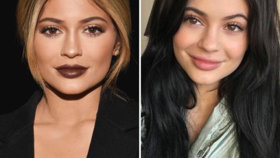Kylie jenner before and after contour