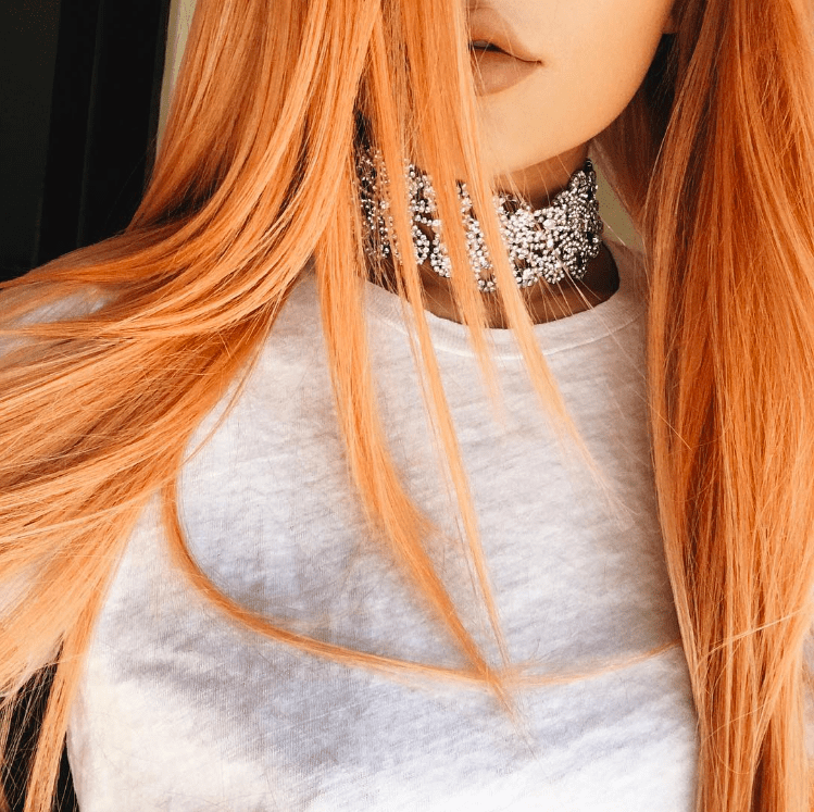 Kylie jenner orange hair