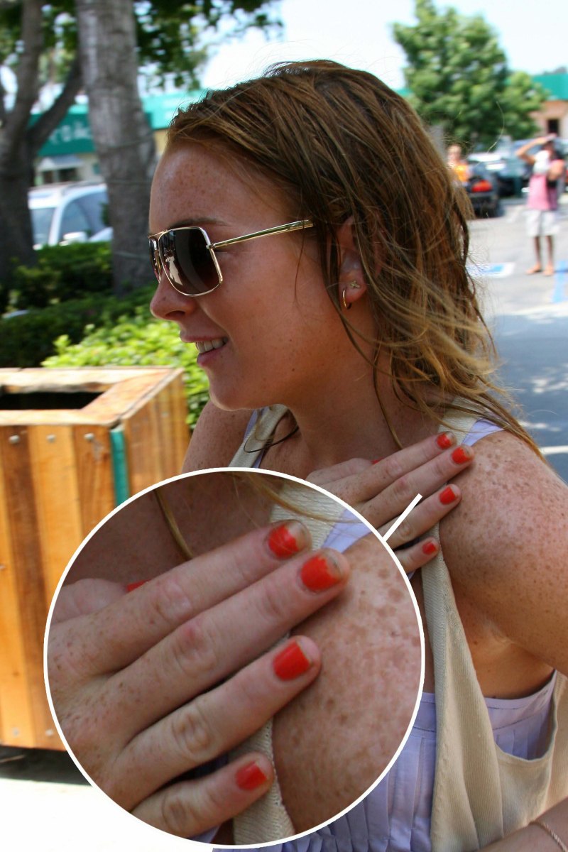 Lindsay lohan nails