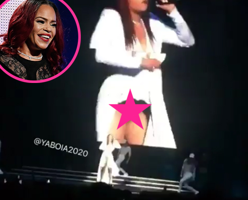 Faith evans wardrobe malfunction