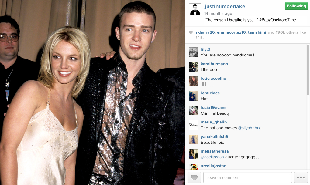 Justin britney instagram 10