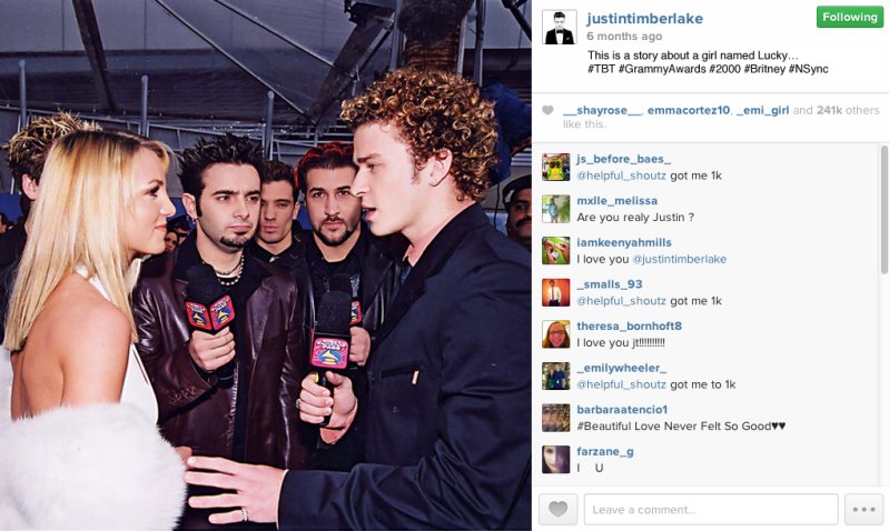 Justin britney instagram 6