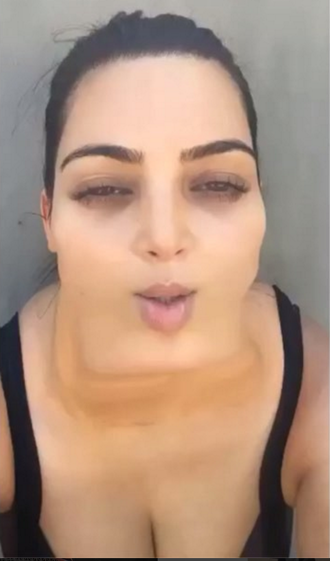 Kim kardashian snapchat 3