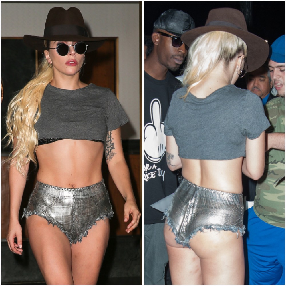 1000px x 1000px - Lady Gaga Steps Out in Barely-There Shorts â€” And Yes, You Can See Her Butt  - Life & Style