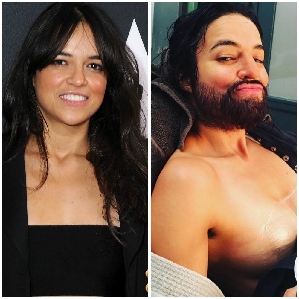 Michelle Rodriguez Transforms Into a Bearded Man For Her Latest Film  Project! - Life & Style
