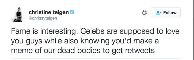 Celeb reaction kim kardashian robbery chrissy teigen