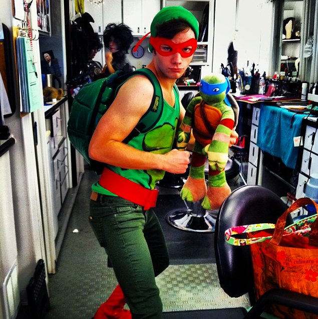 Chris colfer teenage mutant ninja turtle