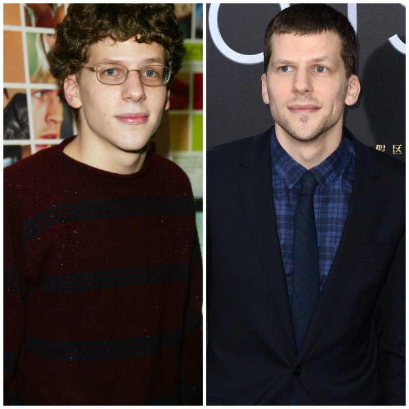 Jesse eisenberg then now