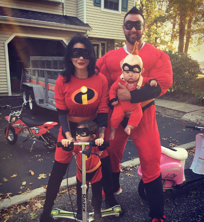 Jwoww family halloween