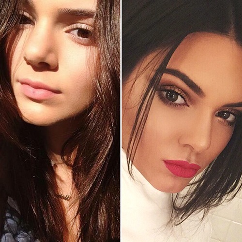Kendall jenner no makeup