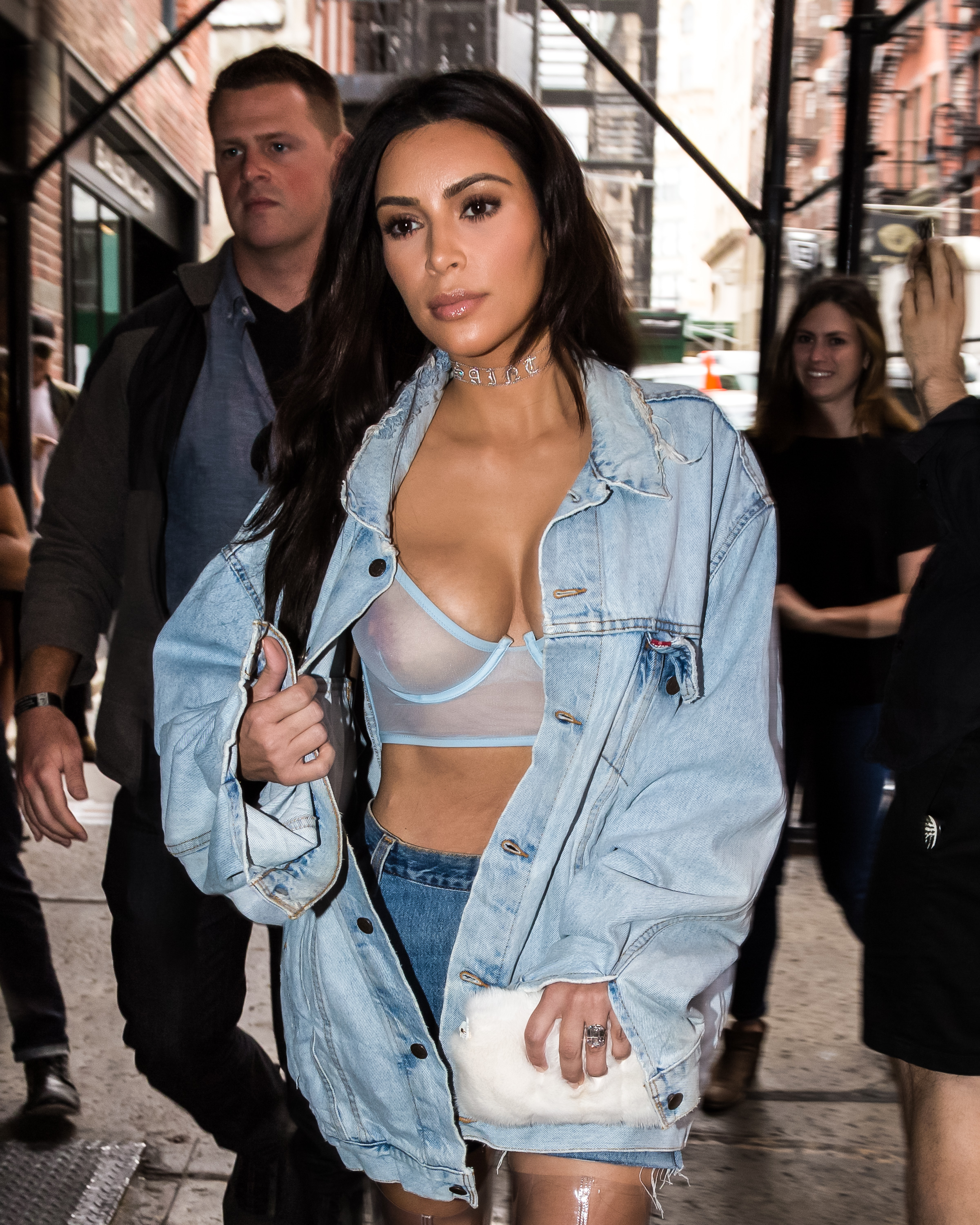 Kim Kardashian Porn Uncensored - Kim Kardashian, Lady Gaga, and More Celebrities Who Regret Not Wearing a  Bra - Life & Style