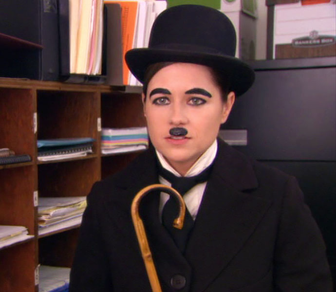 Pam as charlie chapin