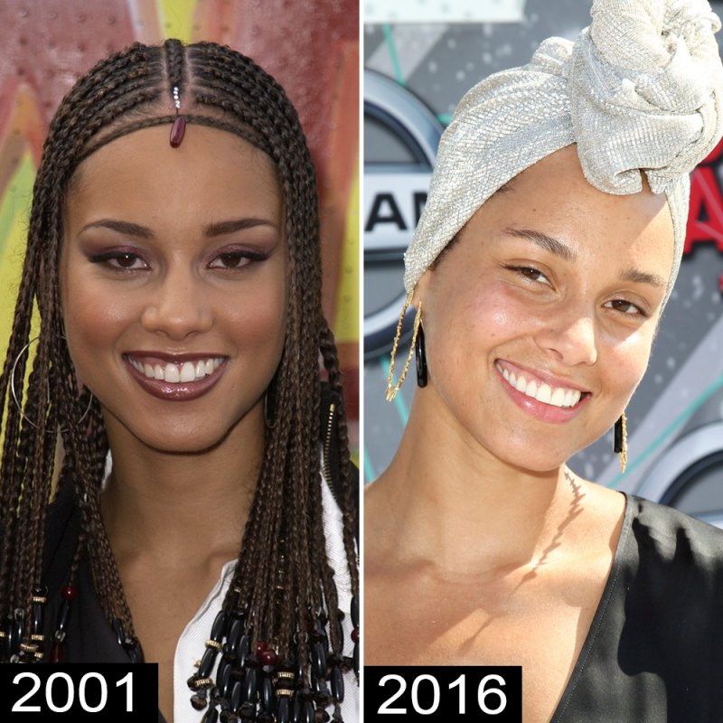 Alicia keys then now