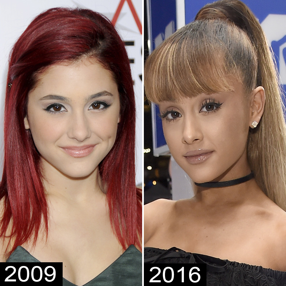 Ariana grande then now