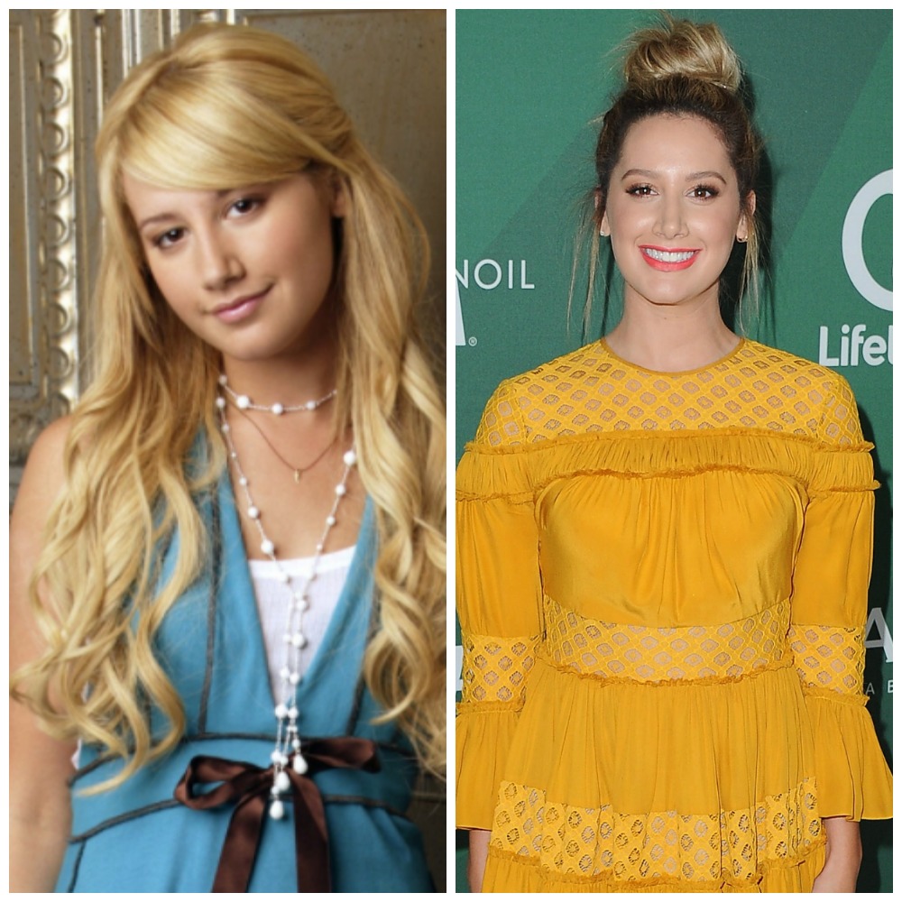 Ashley tisdale then now