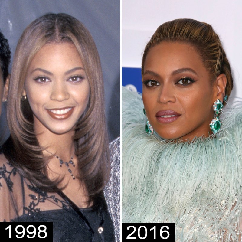 Beyonce then now