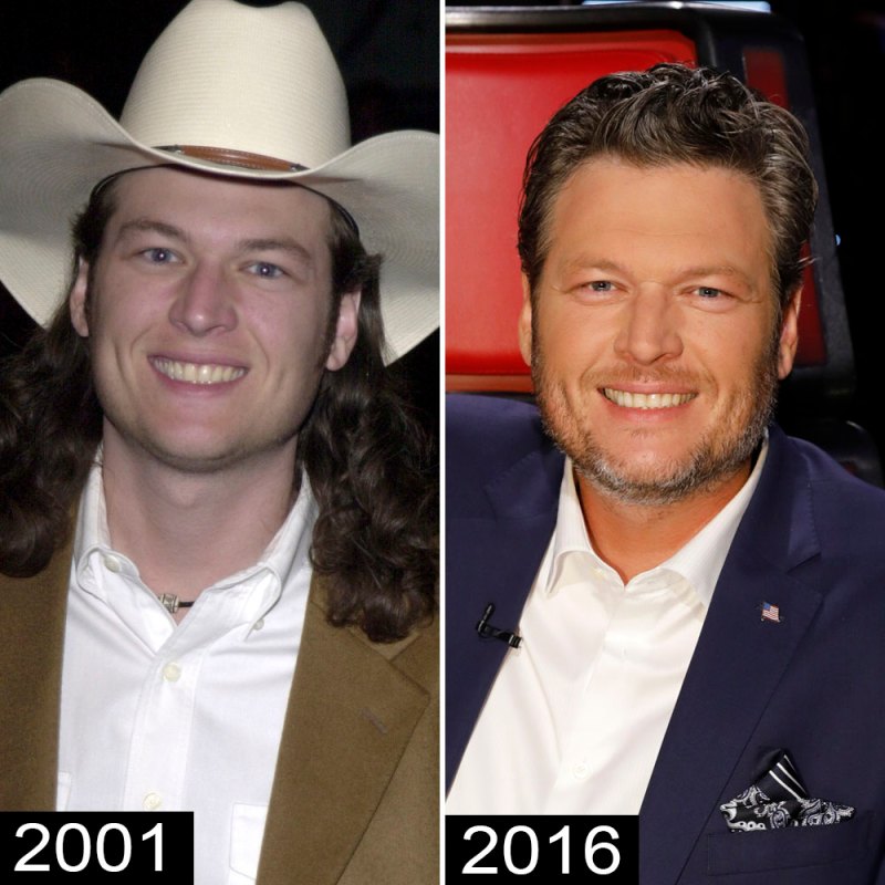 Blake shelton then now