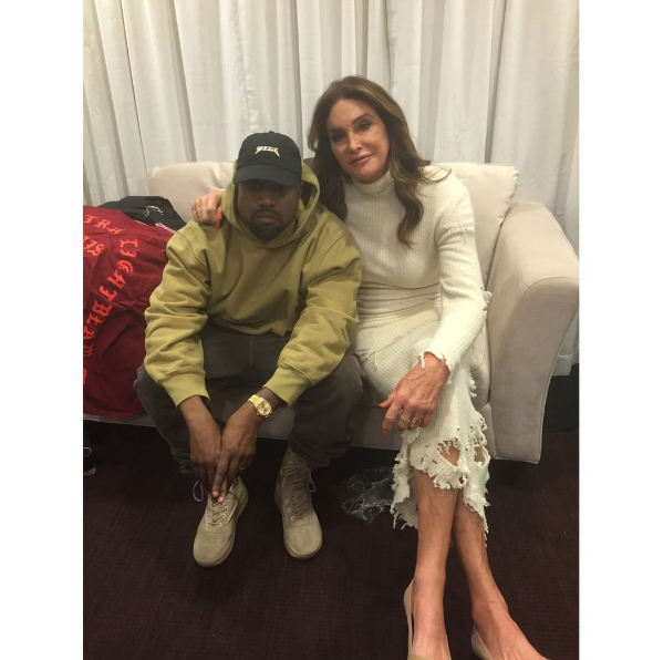 Caitlyn jenner kanye west