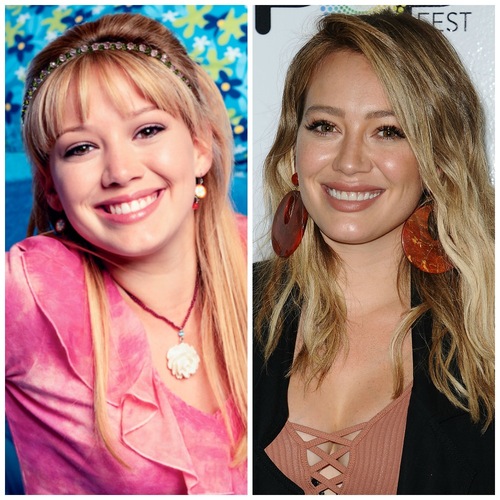 Hilary duff then now