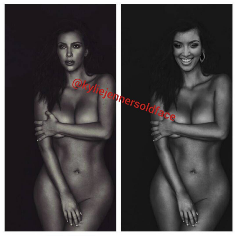 Kim kardashian old face 2