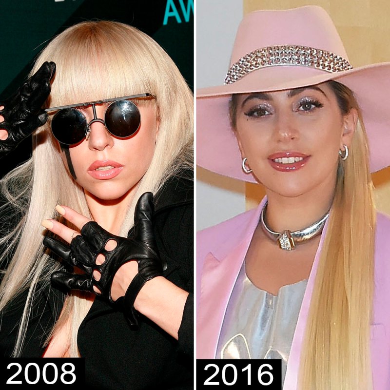 Lady gaga then now