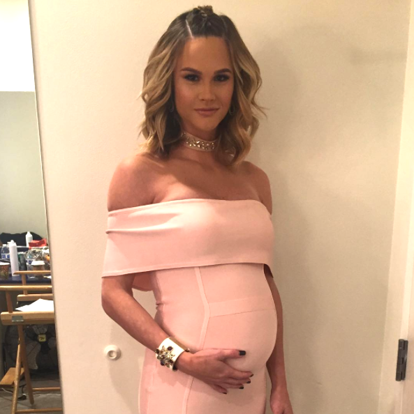 Meghan edmonds baby bump