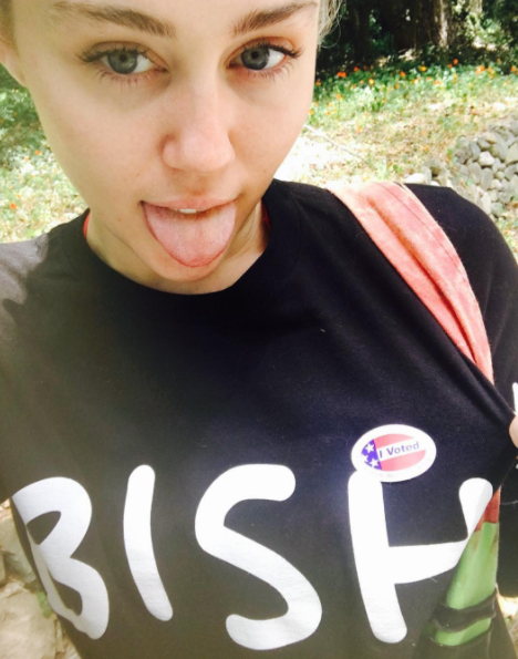 Miley cyrus vote
