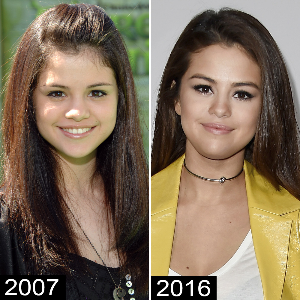 Selena gomez then now