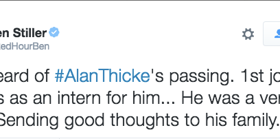 Alan thicke death celeb reactions ben stiller