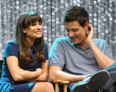 cory monteith lea michele getty images