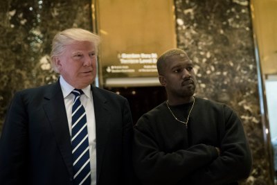 donald trump kanye west getty images