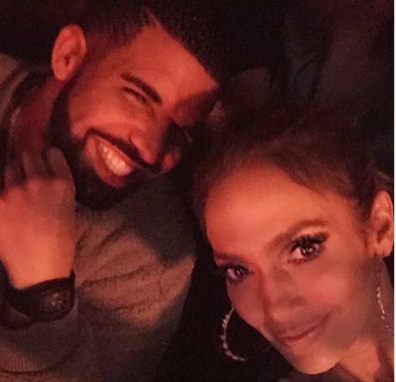 Drake jlo selfie