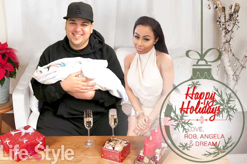Rob blac chyna christmas card