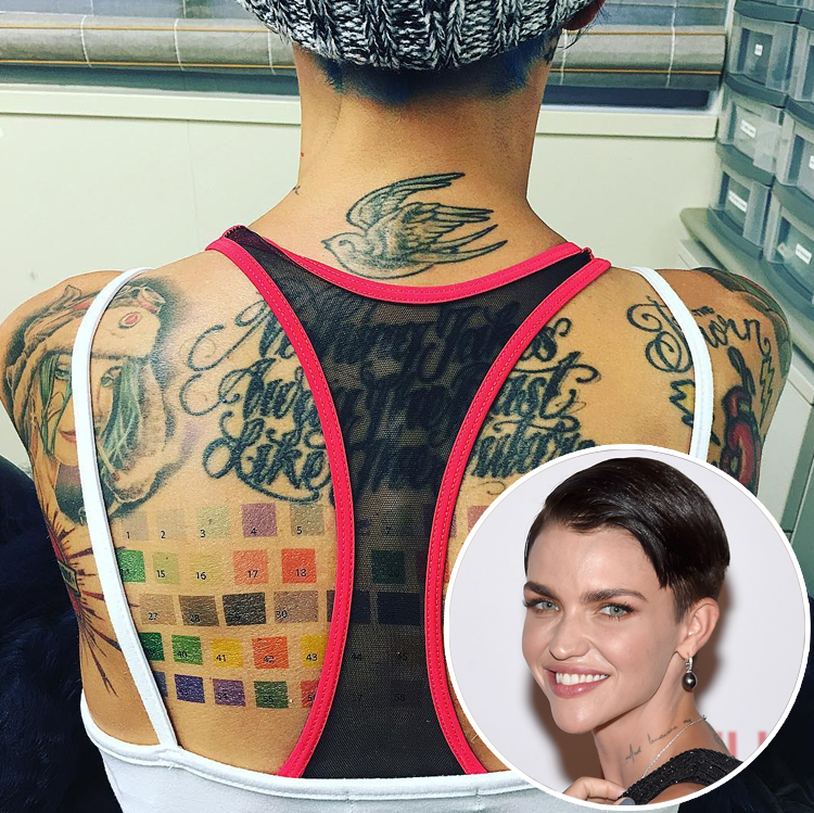 Ruby rose tattoo