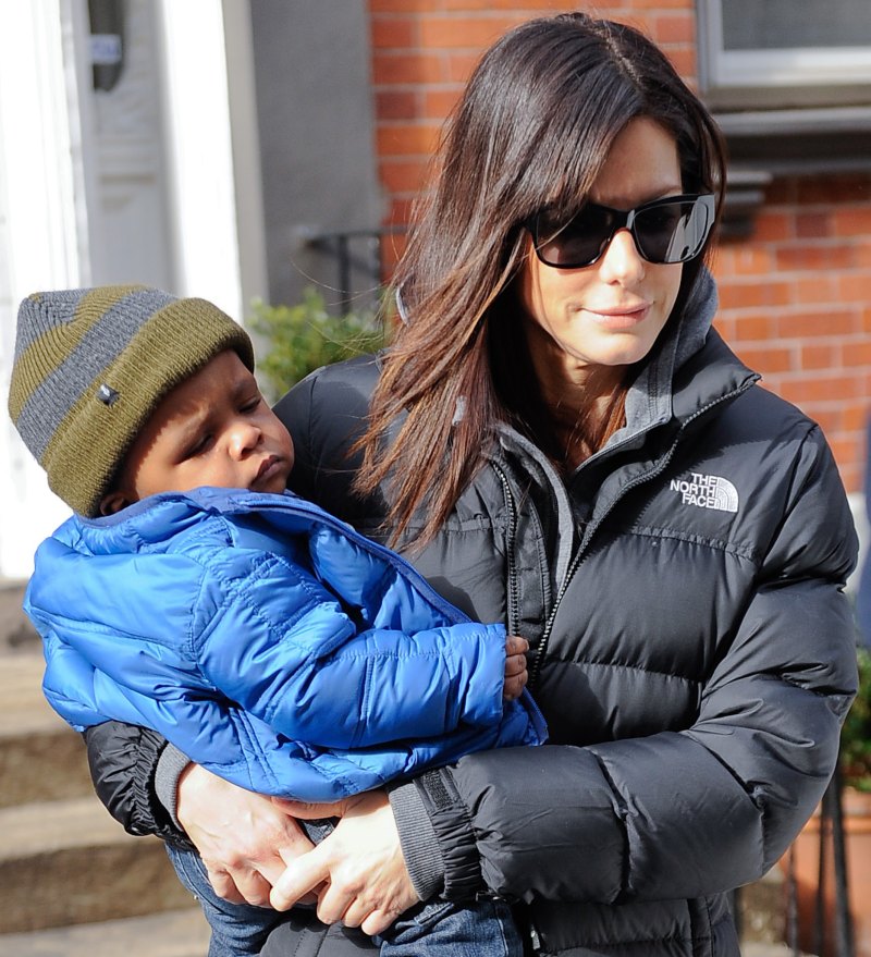 Sandra bullock adopted