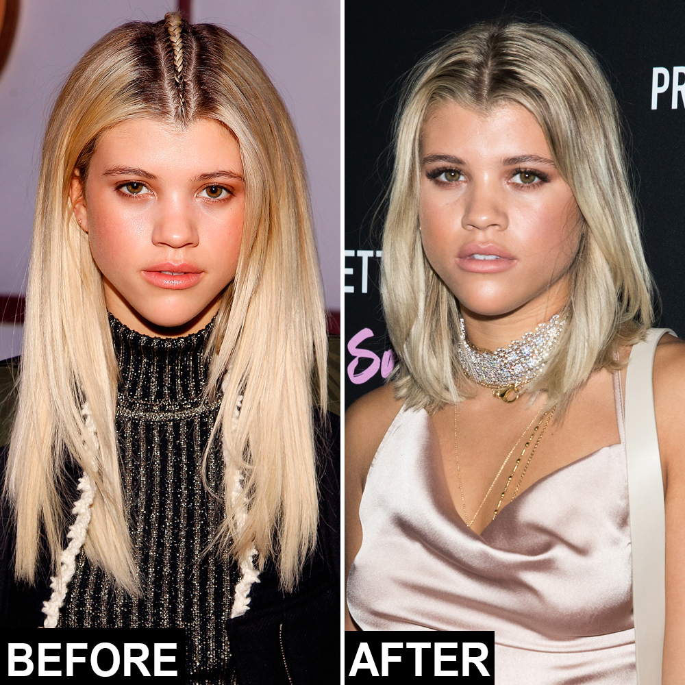 Sofia richie hair transformation