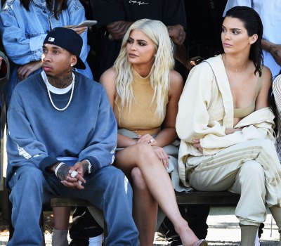 tyga kendall jenner kylie jenner getty images