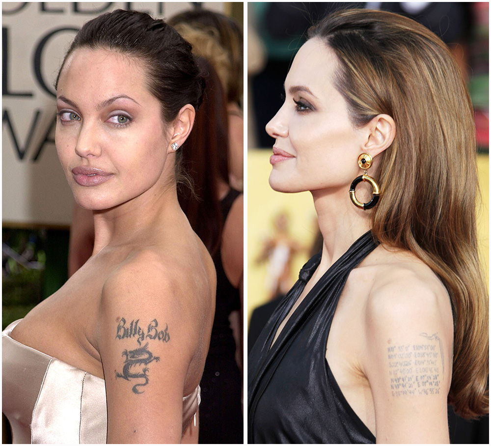 Angelina Jolie'S Tattoos: Did You Know She Has One For Brad Pitt?