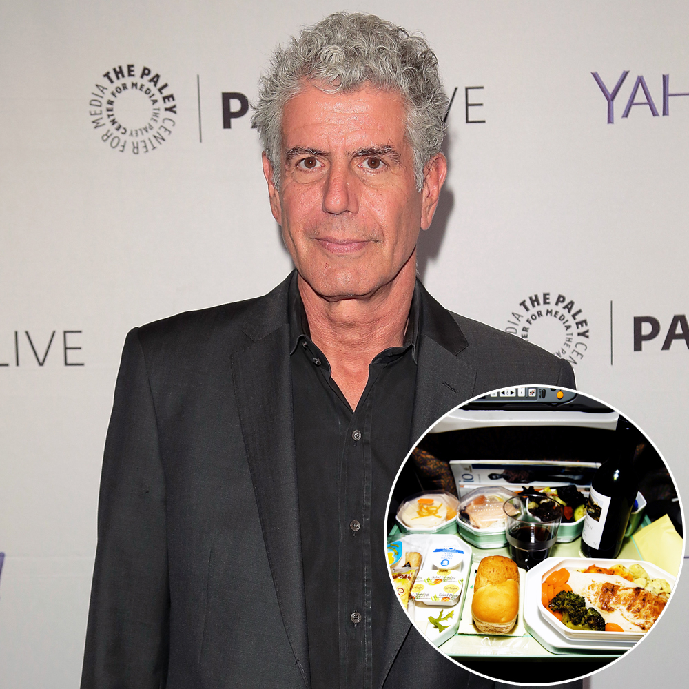 Anthony bourdain airplane food