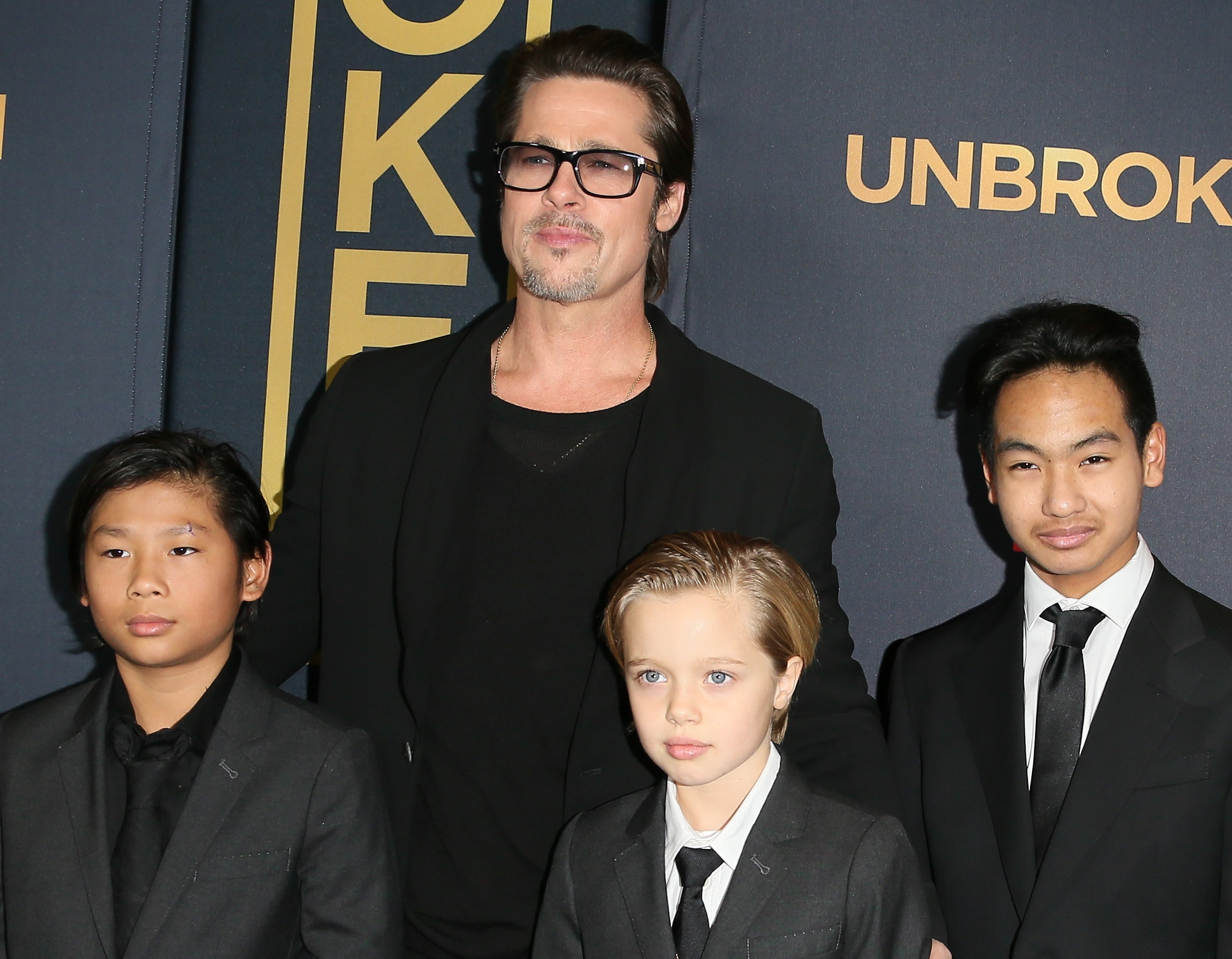 brad pitt kids getty images