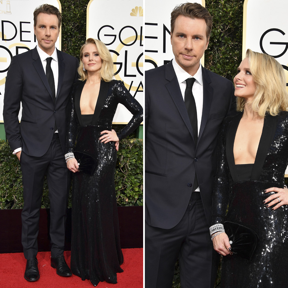 Dax sheppard kristen bell golden globes