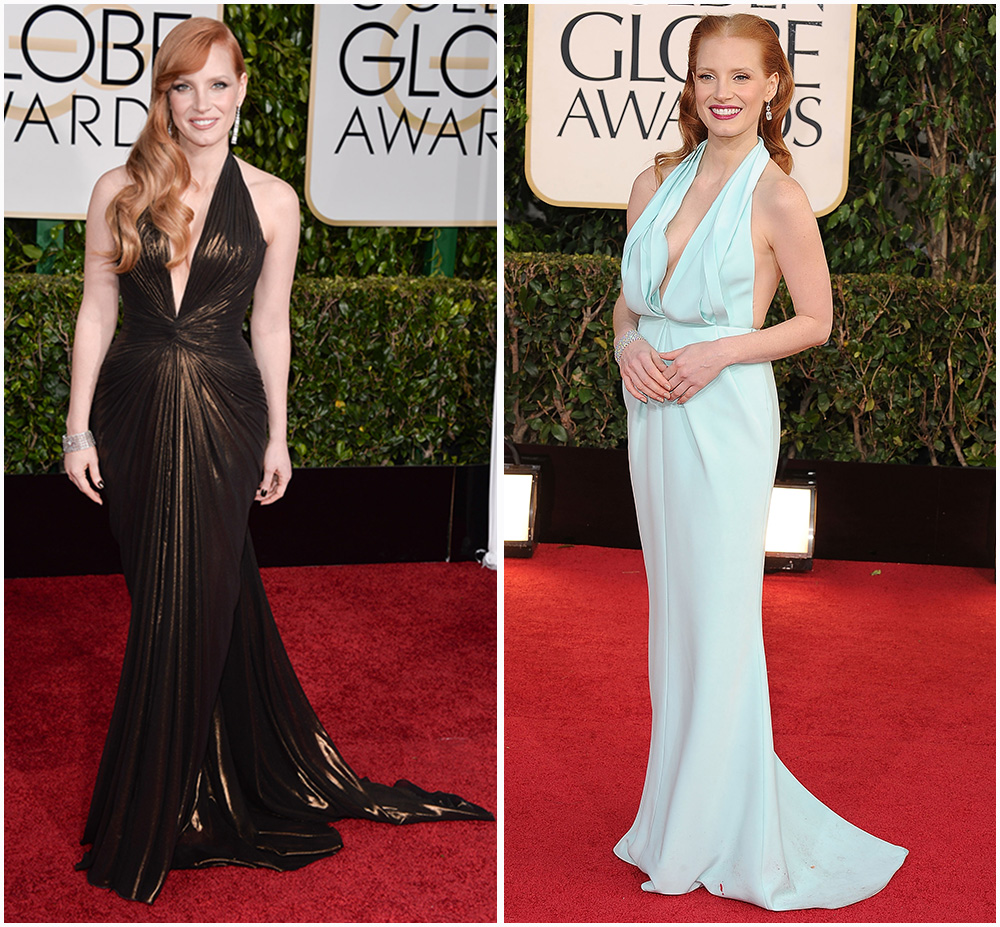 Jessica chastain golden globes